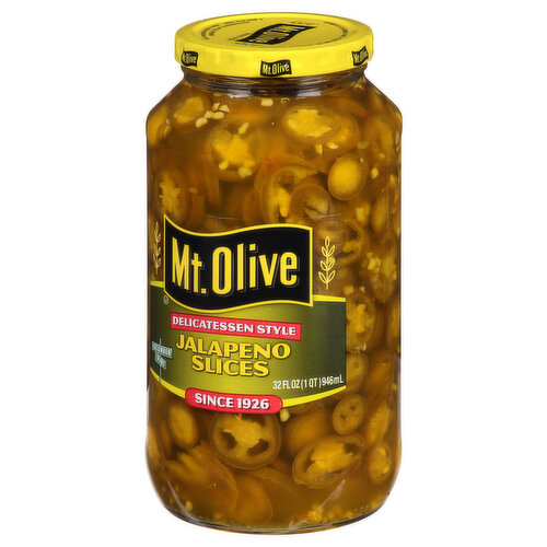 Mt. Olive Jalapeno Slices, Delicatessen Style