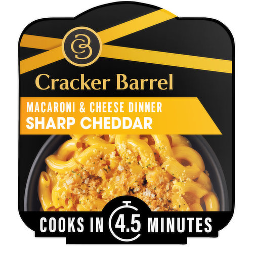 Cracker Barrel Sharp Cheddar Macaroni & Cheese Single Bowl Dinner