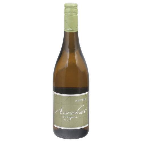 Wine in balance. Life in balance. Acrobat is life in balance. Acrobat is style and grace. Acrobat is wine born to introduce people to the drinkability of Pinot Gris. Responsibly grown in the breathtaking hills and valleys of Oregon, this wine is excellent with food and equally enjoyable on its own.