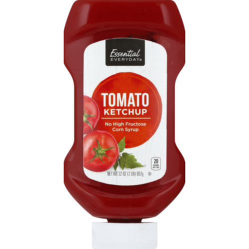 20 calories per 1 tbsp. No high fructose corn syrup. Gluten free. 100% quality guaranteed. Like it or let us make it right. That's our quality promise. essentialeveryday.com. Product of USA.
