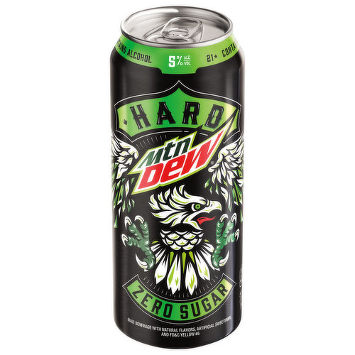 Mtn Dew Hard Malt Beverage, Zero Sugar