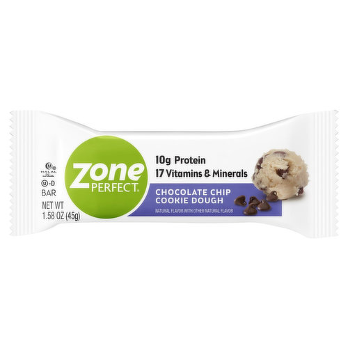 Nutrition Bar, Chocolate Chip Cookie Dough