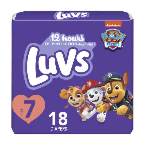 Luvs Luvs Diapers Size 7,18 Count
