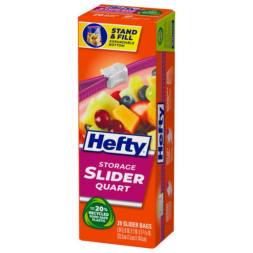 Save on Hefty Slider Quart Storage Bags Order Online Delivery