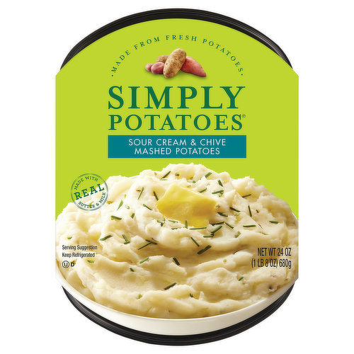 Simply Potatoes Mashed Potatoes, Sour Cream & Chive