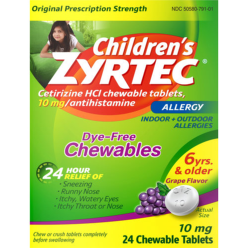 Children's ZYRTEC® Allergy Relief Syrup with Cetirizine HCl