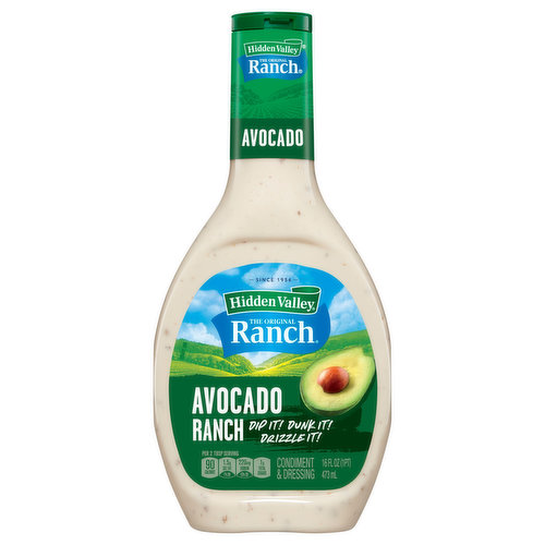 Hidden Valley The Original Ranch Condiment & Dressing, Avocado