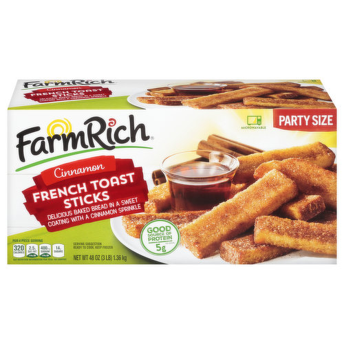 Farm Rich Cinnamon French Toast Sticks