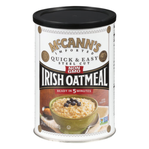 McCanns Imported Quick & Easy Steel Cut Irish Oatmeal
