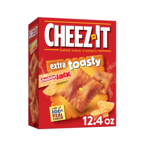 Cheez-It Cheese Crackers, Extra Toasty Cheddar Jack