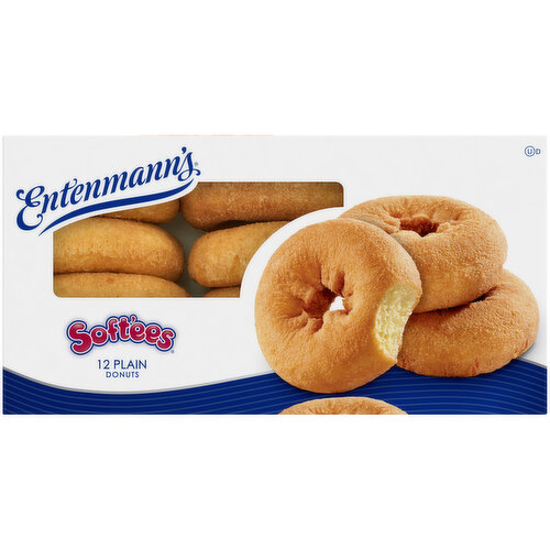 Entenmann's Soft'ees Entenmann's Soft'ees Plain Donuts, 12 count