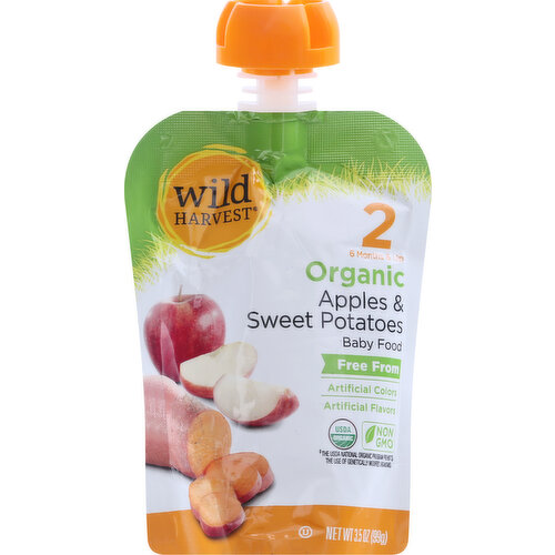 No artificial flavors. Organic. USDA Organic. Certified organic by ecocert S.A. Gluten free. Non GMO (The USDA national organic program prohibits the use of genetically modified organization). Free from artificial colors. www.mywildharvest.com. To learn more about Wild Harvest products, please visit www.mywildharvest.com. Packaging produced without intentionally added bisphenol-A (BPA). Product of Chile.