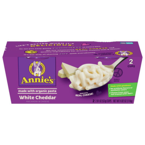 Annie's Macaroni & Cheese, White Cheddar