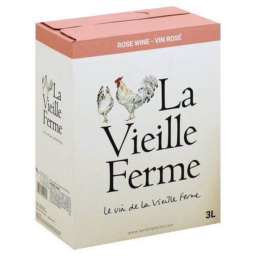 One 3 liter box = four 750 ml bottles. www.lavieilleferme.com. www.vineyardsbrands.com. 12.5% alc/vol. Imported by Vineyard Brands, Birmingham, AL. Product of France.
