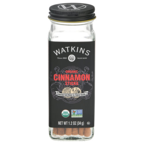 Watkins Cinnamon Sticks, Organic