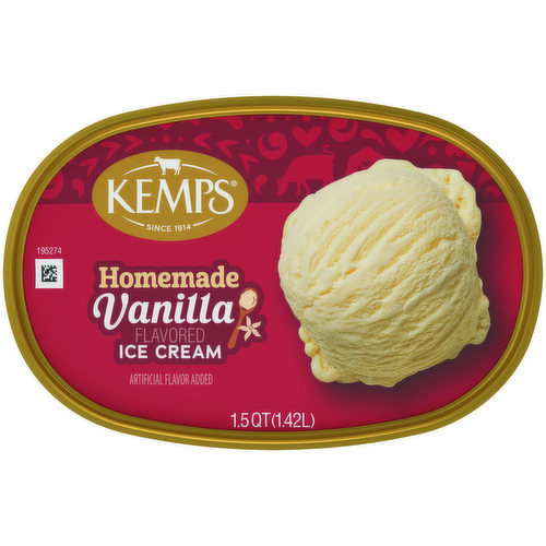 Kemps Homemade Vanilla Ice Cream