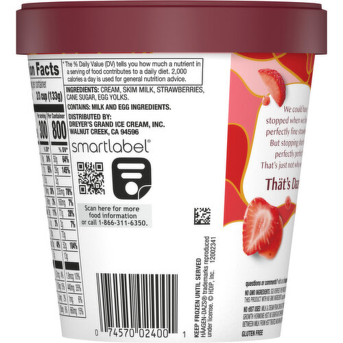 Haagen-Dazs Ice Cream, Strawberry