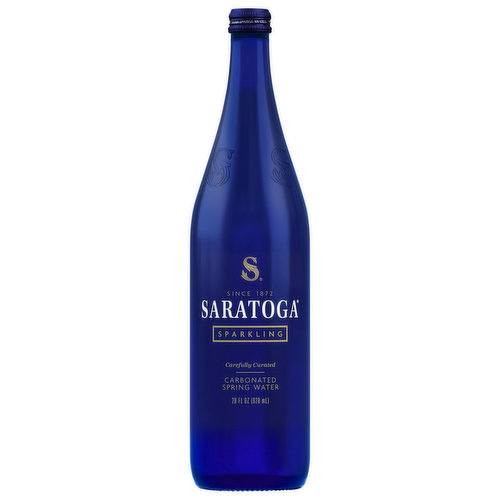 Saratoga Spring Water, Carbonated, Sparkling