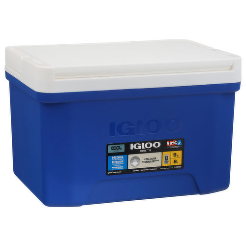 Igloo Cooler, Majestic Blue, 9 Quart