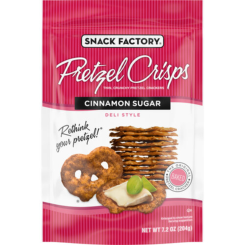 Snack Factory® Cinnamon Sugar Pretzel Crisps
