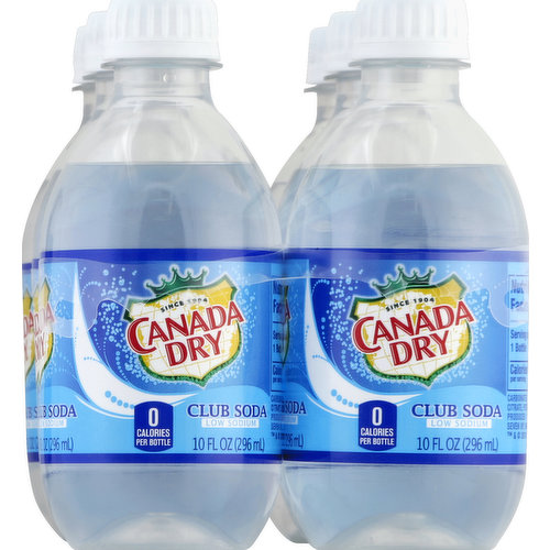 Canada dry club soda nutrition facts