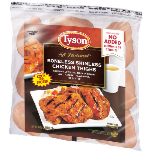Tyson Boneless Skinless Chicken Thighs (Frozen)