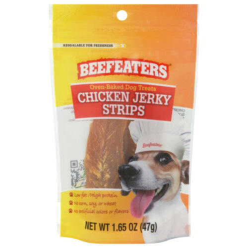 Beefeaters Dog Treats, Chicken Jerky Strips