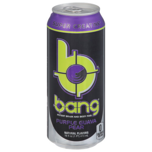 Bang Energy Drink, Purple Guava Pear