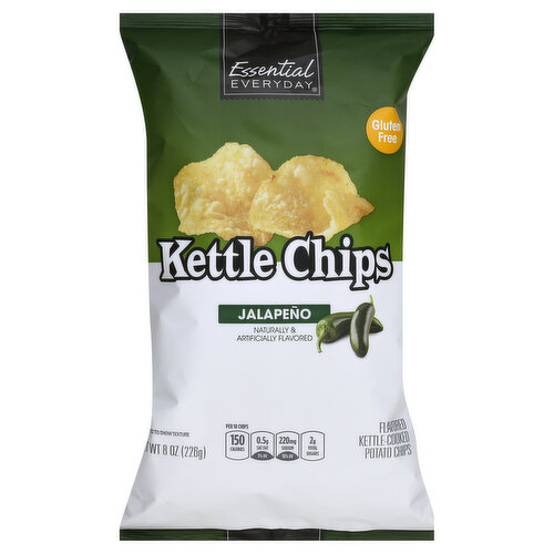 Essential Everyday Kettle Chips, Jalapeno