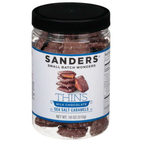 Sanders Milk Chocolate Sea Salt Caramel Mini Bites 3.75 oz