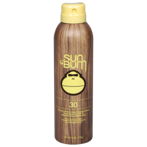 Sun Bum Sunscreen Spray, Moisturizing, Broad Spectrum SPF 30