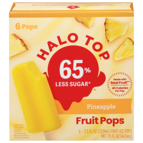 Halo Top Fruit Pops, Pineapple