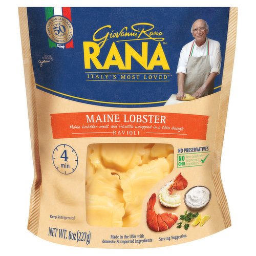 Rana Ravioli, Maine Lobster