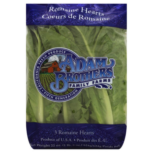 Adam Brothers Family Farms Romaine Hearts