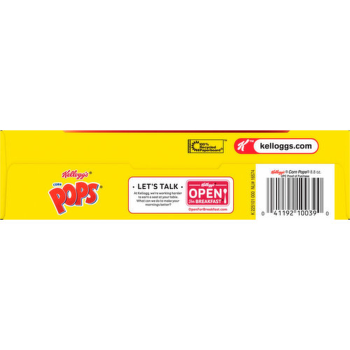 Corn Pops Cereal, Sweet Crispy Crunch