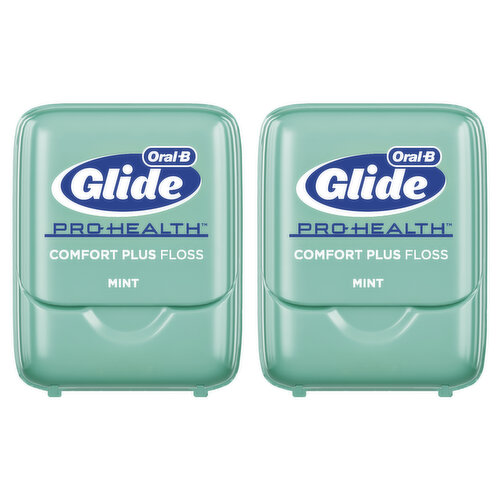 Oral-B Comfort Plus Glide Pro-Health Comfort Plus Dental Floss, Value 2 Pack (40m Each)