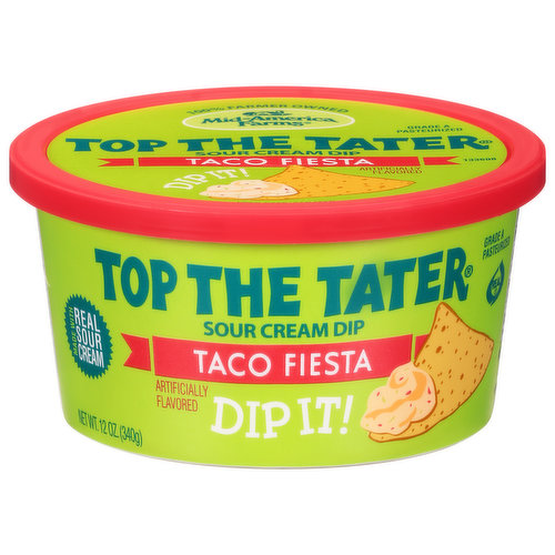 Mid America Farms Top The Tater Sour Cream Dip, Taco Fiesta