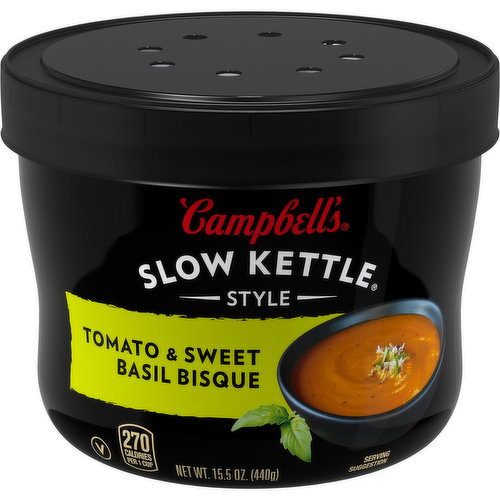 Campbell's® Slow Kettle® Tomato & Sweet Basil Bisque