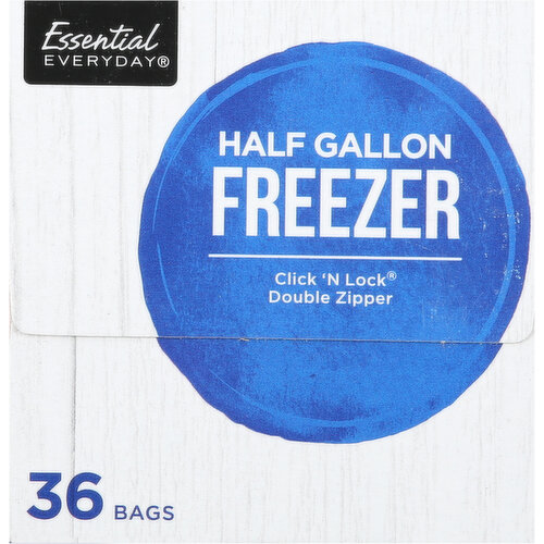  Ziploc HALF GALLON FREEZER Bags