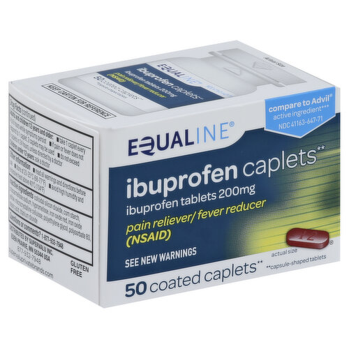 Equaline Ibuprofen, 200 mg, Coated Caplets