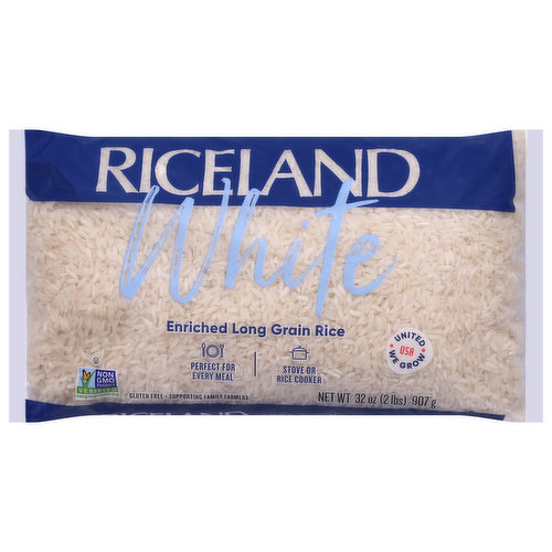 Riceland Rice, Enriched Long Grain, White