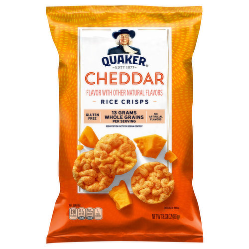 Quaker Rice Crisps, Cheddar