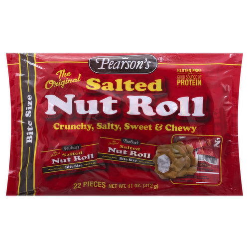 Pearsons Nut Roll, The Original, Salted, Bite Size