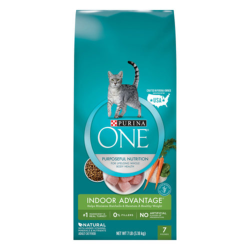 Purina One Cat Food, Adult, Indoor Advantage