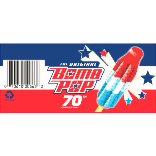 Bomb Pop The Original Cherry, Lime & Blue Raspberry Pops