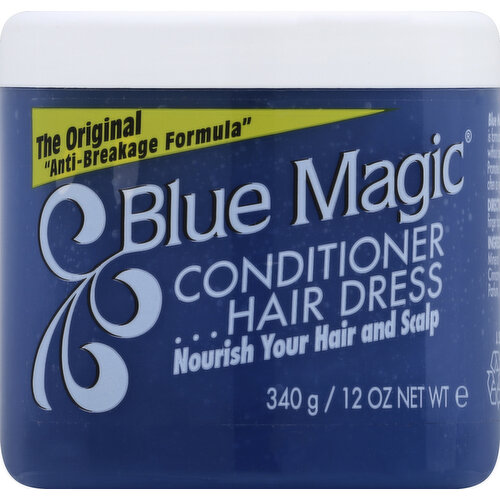 Blue Magic Conditioner Hair Dress, White, 12 ounce