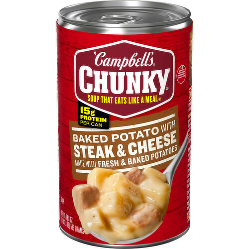 Campbell's® Chunky® Chunky® Soup, Baked Potato with Steak and Cheese Soup