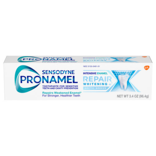 Sensodyne Pronamel Toothpaste, Intensive Enamel Repair Whitening, Arctic Breeze