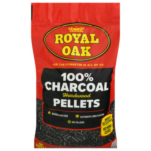 Royal Oak Charcoal Pellets, 100%, Hardwood