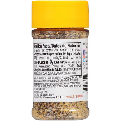 Mrs. Dash Lemon Pepper Seasonsing Blend - 21 oz canister